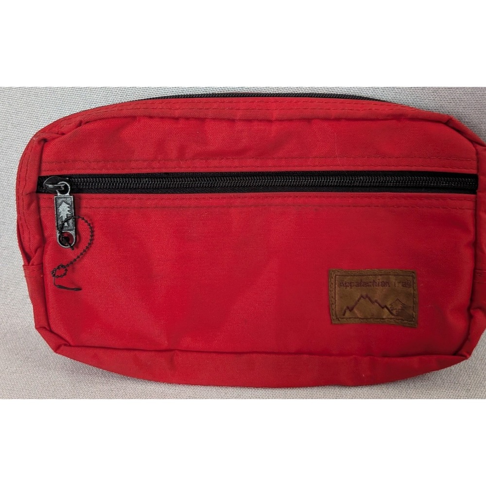 Appalachian Trail Fanny Pack Women OS Red Good Canvas Hiking Waist Bag